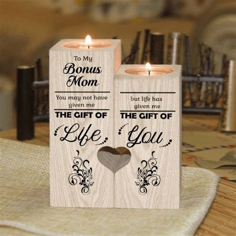 bonus mom gifts from biological mom|bonus mom candle ideas.